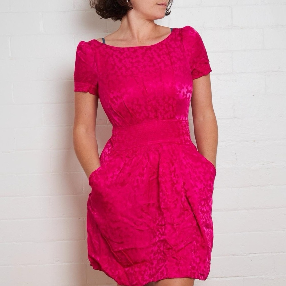 Marc By Marc Jacobs Vibrant Pink Mini Dress